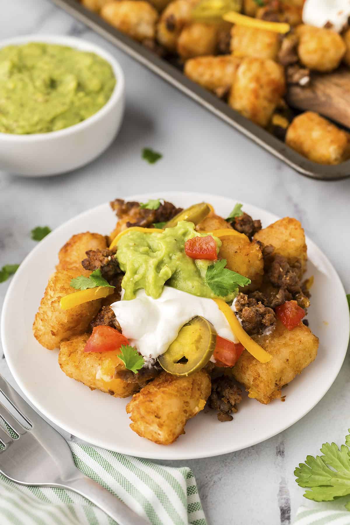 Tater Tot Nachos - an easy summer lunch that kids love!