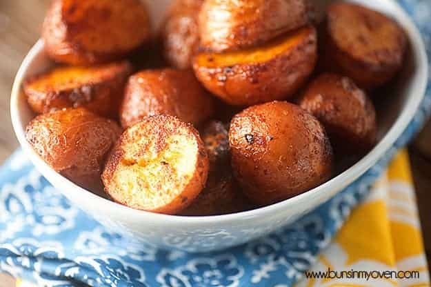 Oven Roasted Barbecue Potatoes, aka my new favorite roasted potatoes EVER!