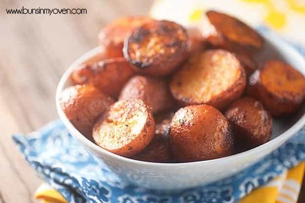 Oven Roasted Barbecue Potatoes, aka my new favorite roasted potatoes EVER!