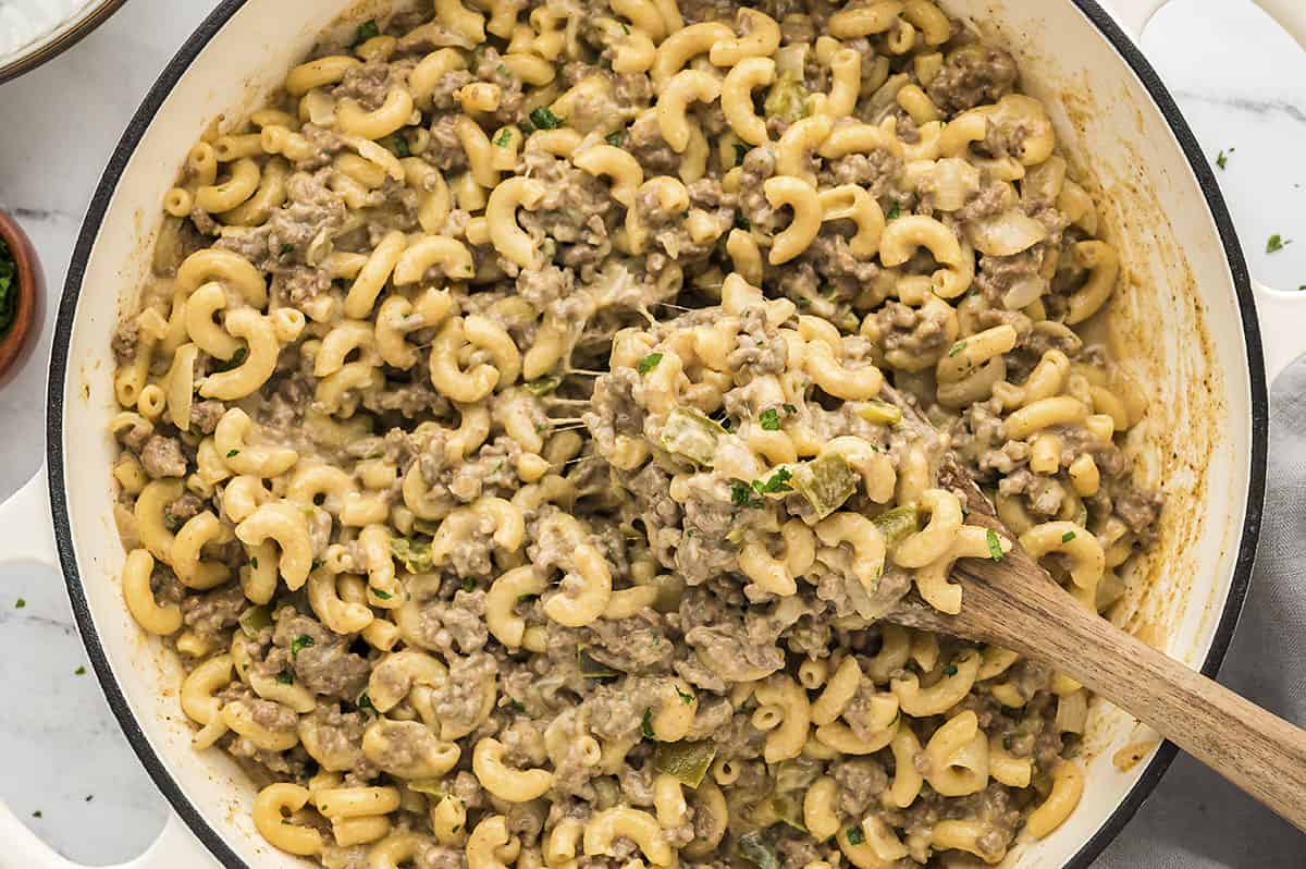 Philly Cheesesteak Pasta