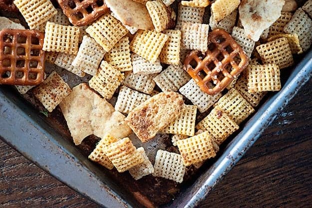 homemade garlic chex mix