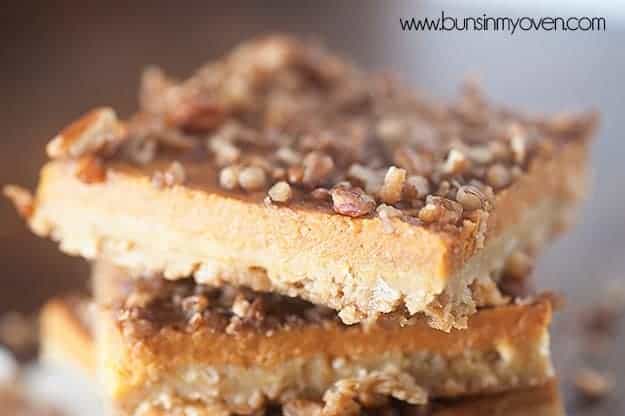 pumpkin pecan bars recipe