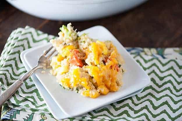 cheesy quinoa casserole