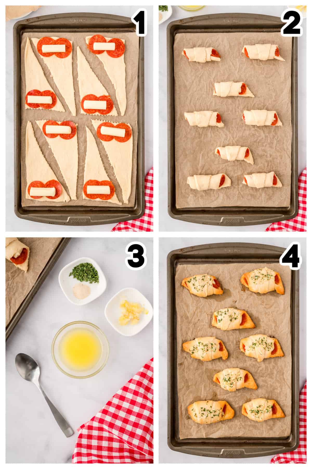 how to make pepperoni pizza rolls at home
