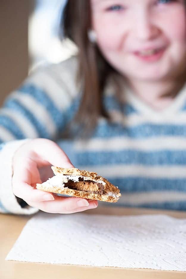 indoor smores at home