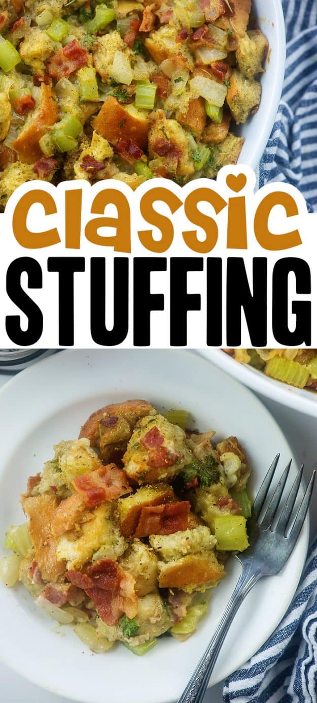 collage of stuffing photos.