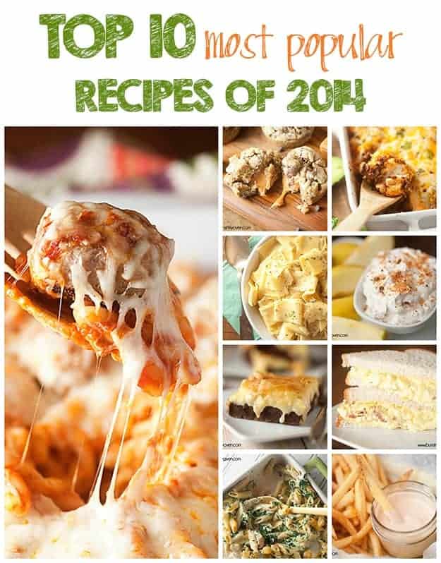 2014 most popular recipes