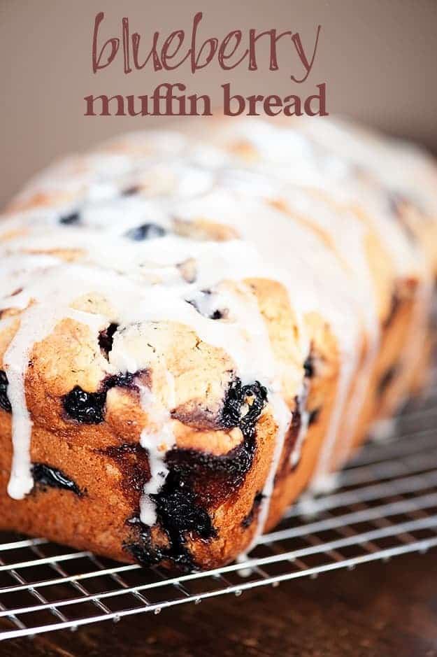 This blueberry bread is like a big muffin in a loaf pan! So good and so easy!