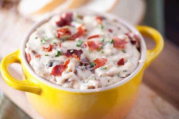 Caramelized Onion and Crispy Prosciutto Dip