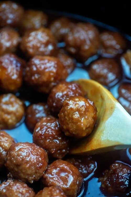 Grape Jelly Meatballs the easiest appetizer you'll ever make!