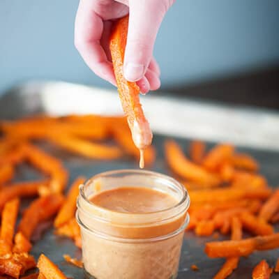 Easy barbecue fry sauce recipe - perfect for french fries and sweet potato fries!