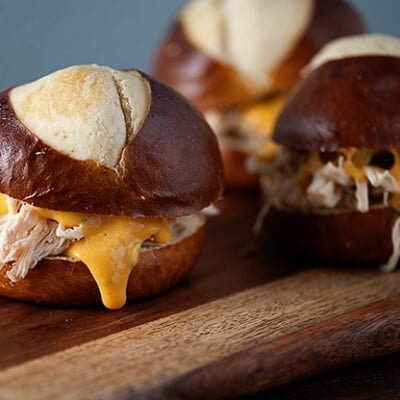 chicken sandwiches with beer cheese