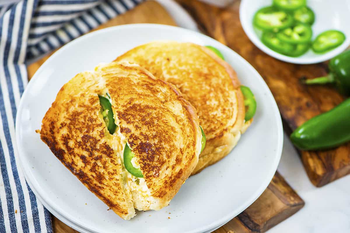 Jalapeno Popper Grilled Cheese