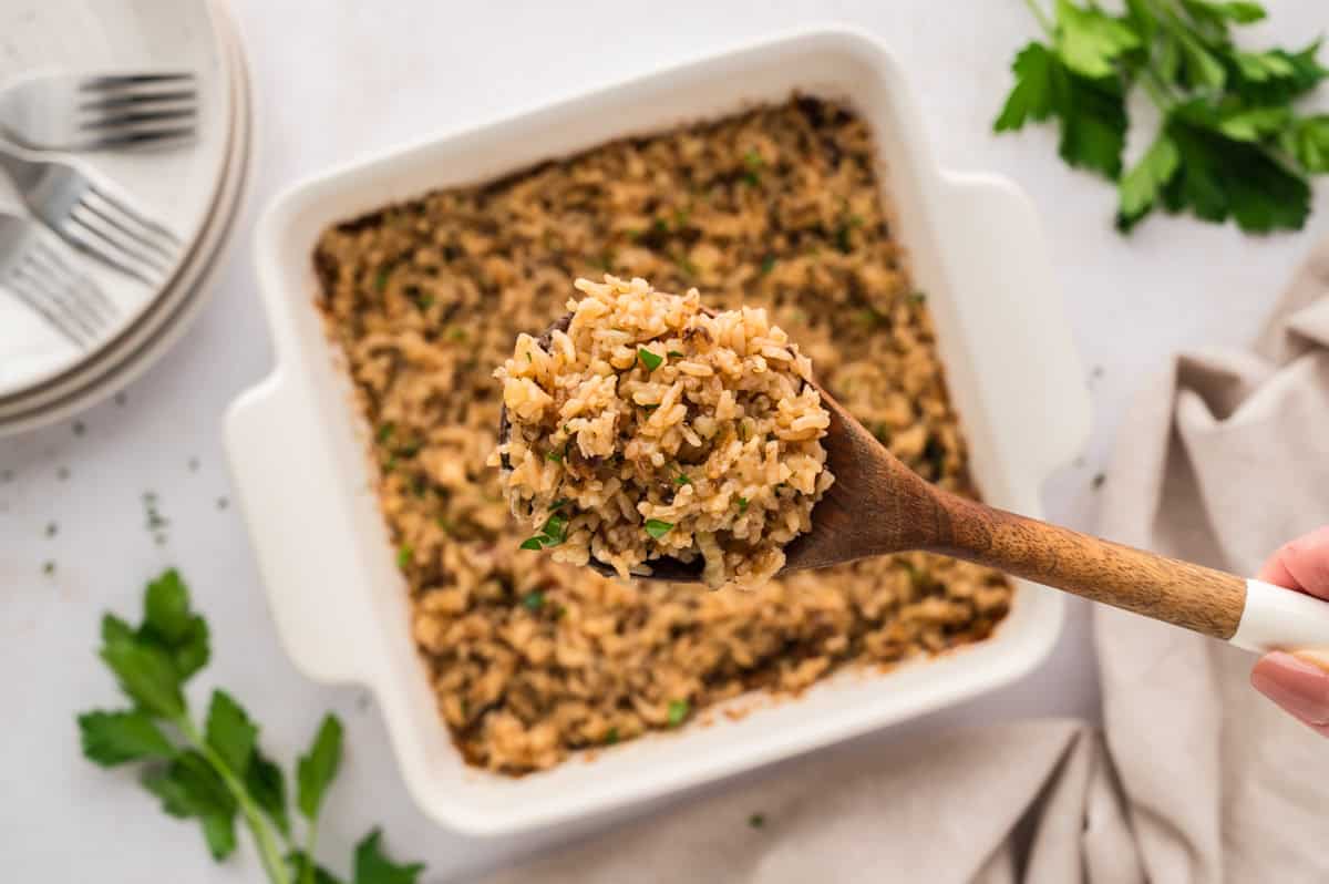 French Onion Soup Rice