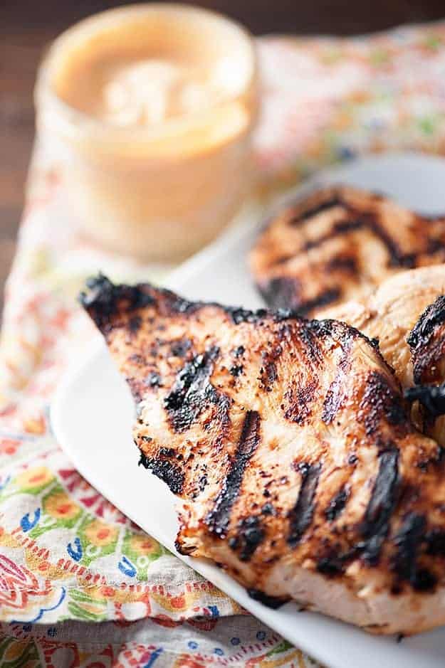 This spicy buttermilk grilled chicken is a quick grilled recipe that leaves chicken extra moist and juicy. 