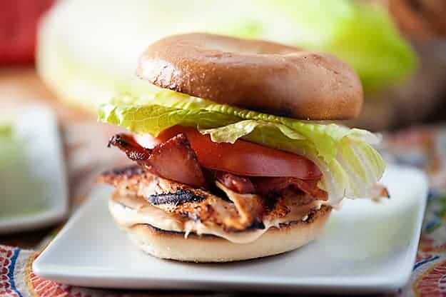 spicy chicken blt