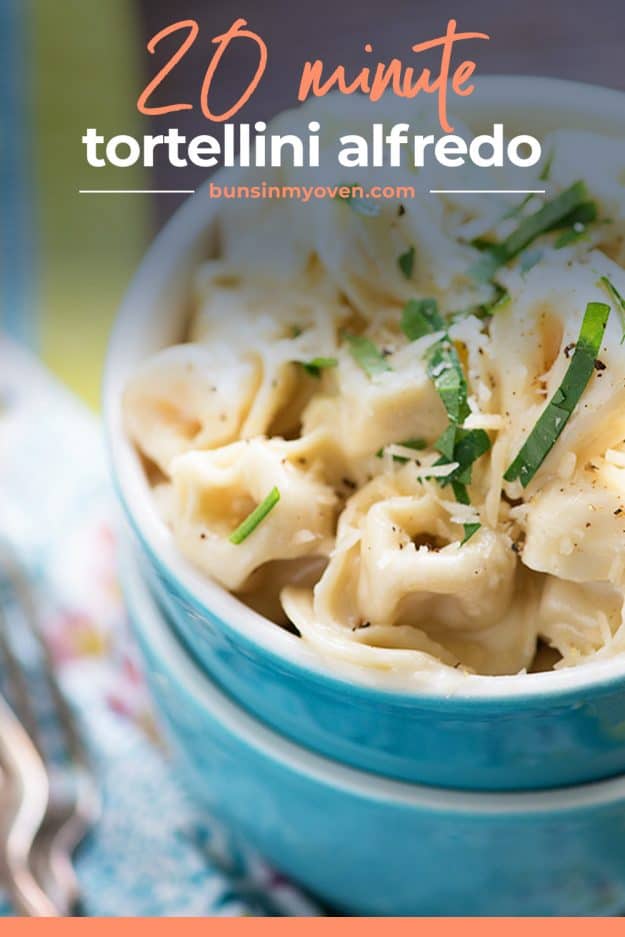 Easy Tortellini Alfredo (Kid Favorite!) - Chef Savvy