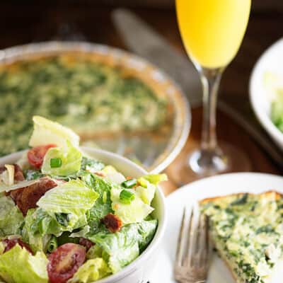 This salad recipe uses a full pound of maple bacon and lots of ranch dressing for a delicious side salad!