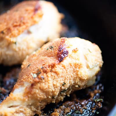 Crispy, crunchy, and fried to perfection right in the oven! This juicy chicken recipe is so easy and kids love it!