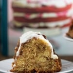 Cinnamon Roll Pound Cake - this cake is so moist and rich!