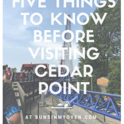 Five things you'll want to know before you travel to Cedar Point! If you love roller coasters, you want to visit this park!