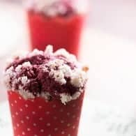 Red Velvet Cream Cheese Muffins - this muffin recipe doesn't require a mixer and is super quick to whip together!