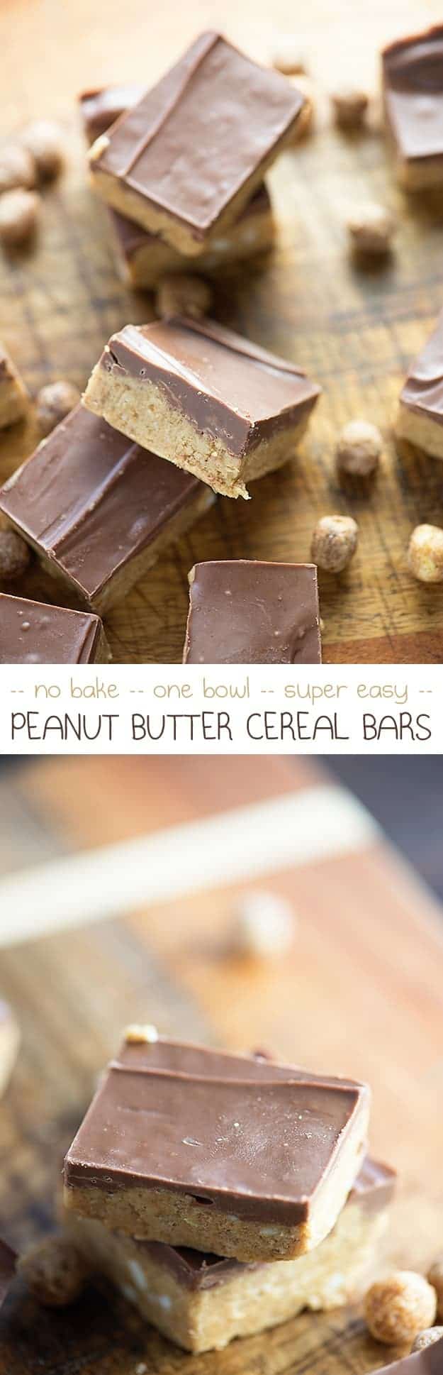 Chocolate icing on a peanut butter bar.