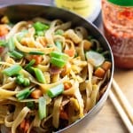 This easy lo mein recipe is packed with bacon. This is a favorite recipe for busy weeknights!