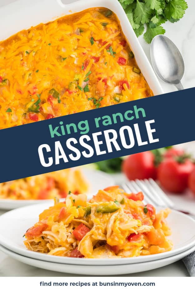 Collage of casserole images.