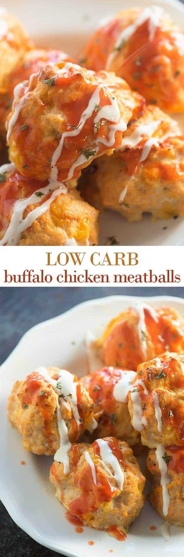 Low carb and keto friendly! These buffalo meatballs are perfect for snacking on!