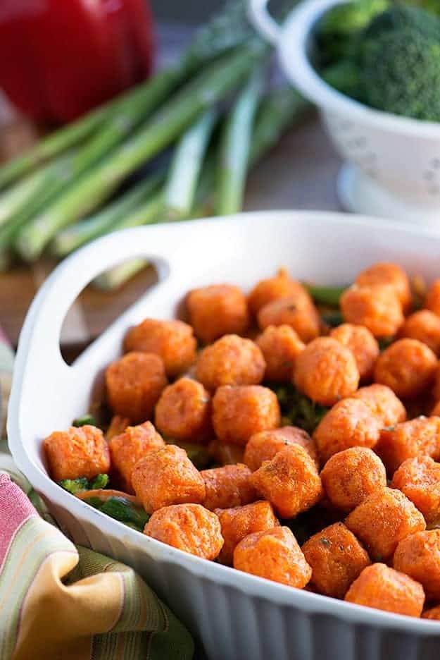 Vegetarian Sweet Potato Puff Casserole