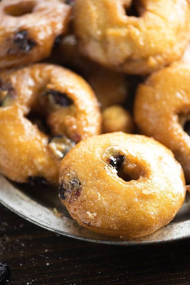 Blueberry Cake Donuts