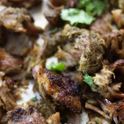 You're going to love this easy Instant Pot recipe! These pressure cooker carnitas are ready in about an hour and are so good!