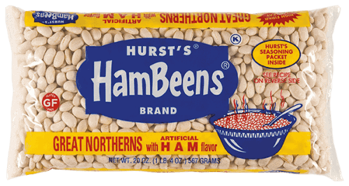 A bag of HamBeens beans