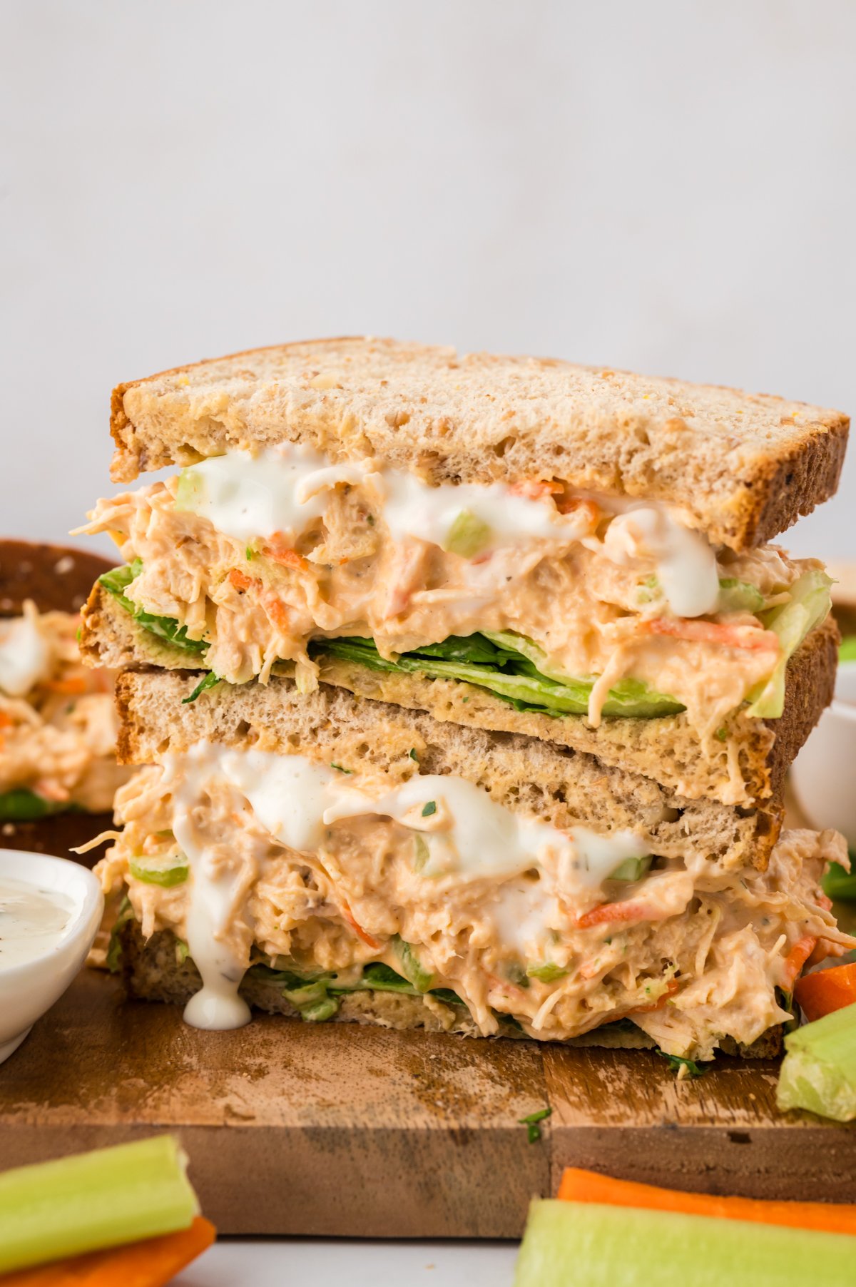 eksplodere Hotel apotek Buffalo Chicken Salad Sandwich! — Buns In My Oven