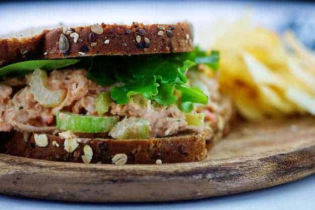 Easy Buffalo Chicken Salad Recipe | Buns In My Oven