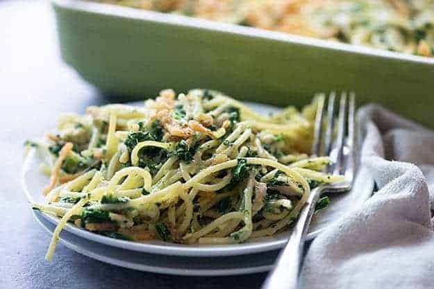 This chicken spaghetti recipe is perfect for a quick dinner!