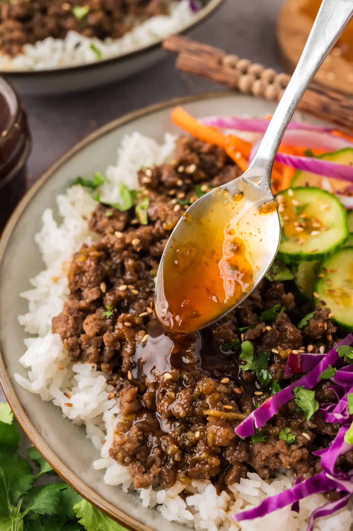 These grilled pork chops are slathered in a simple homemade Korean BBQ sauce that really packs a ton of flavor! Sweet, salty, and savory with just a little bit of spice. You're going to love this grilled pork chop recipe!!