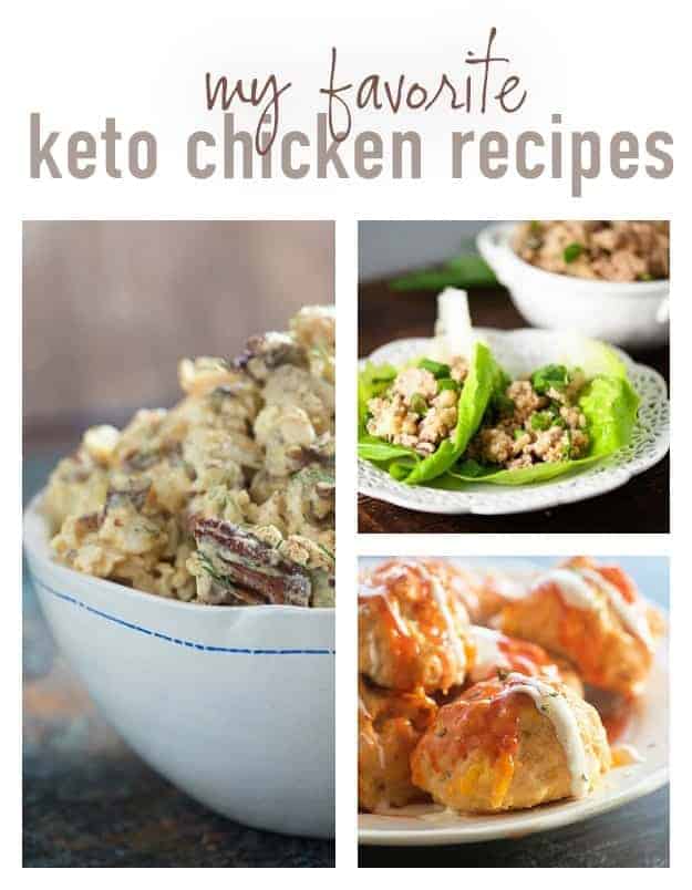 These keto chicken recipes are some of my all time favorites! They're perfect for a low carb diet.