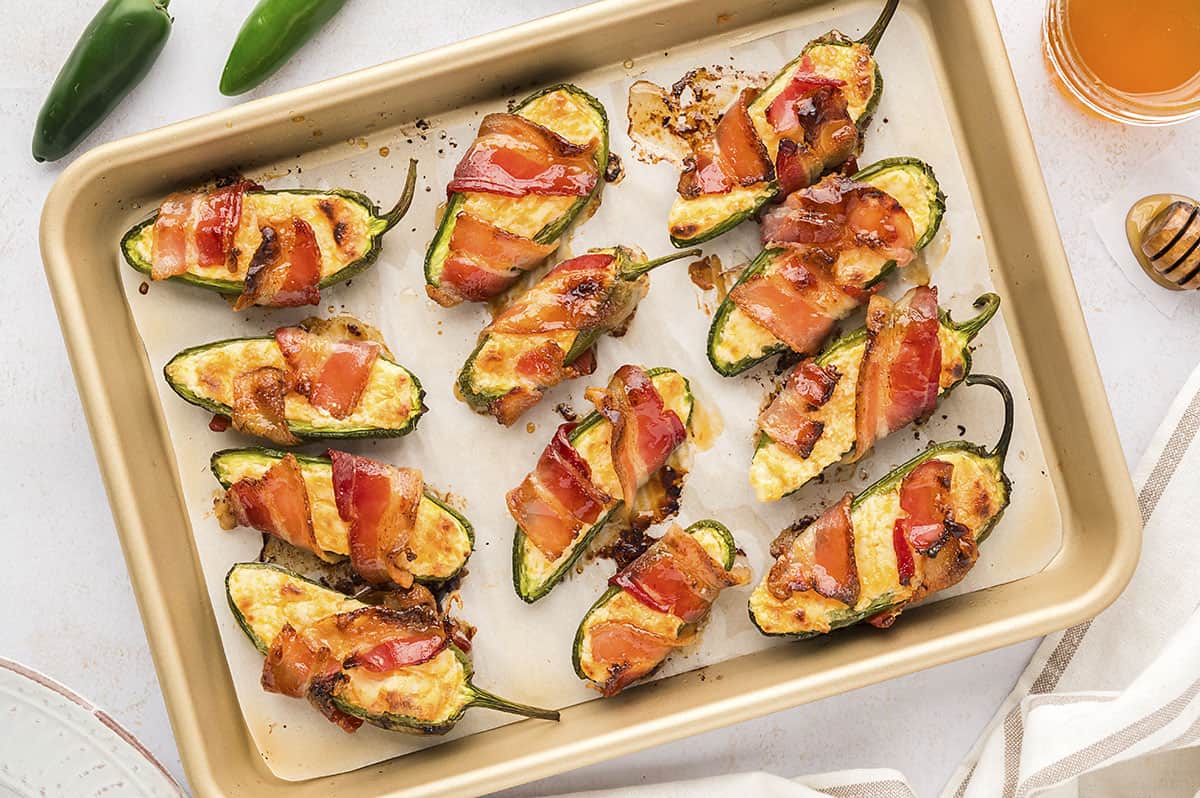 Bacon Wrapped Jalapeno Poppers