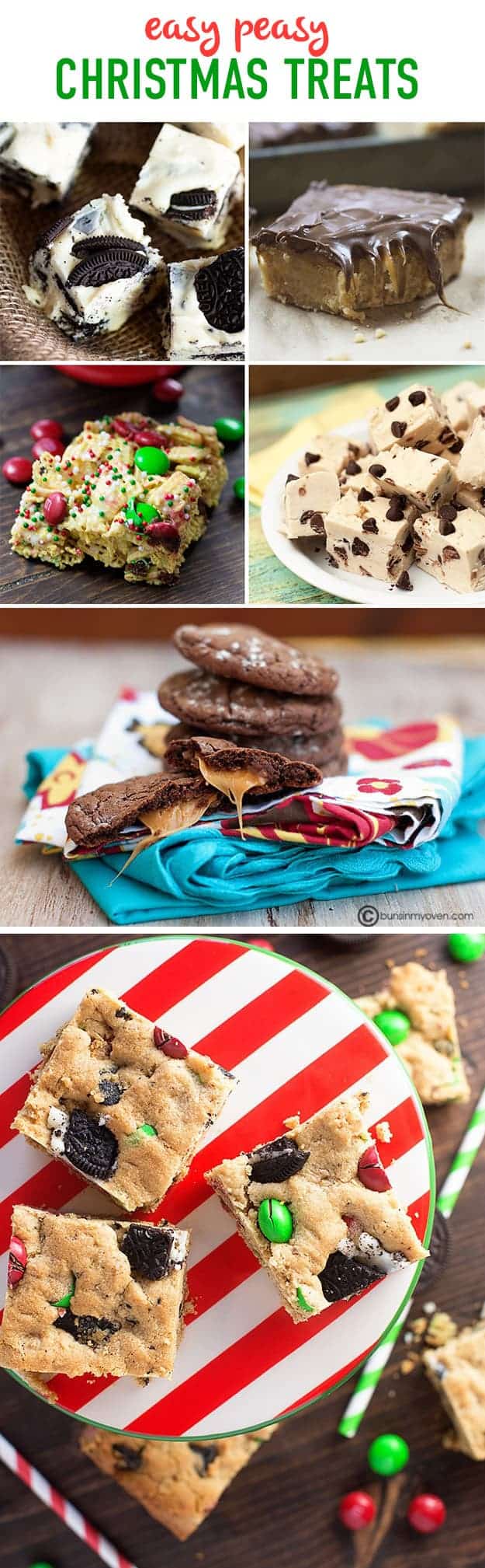 A bunch of different types of desserts in a photo collage.