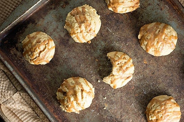 Brown sugar cookies topped with maple glaze! So good!