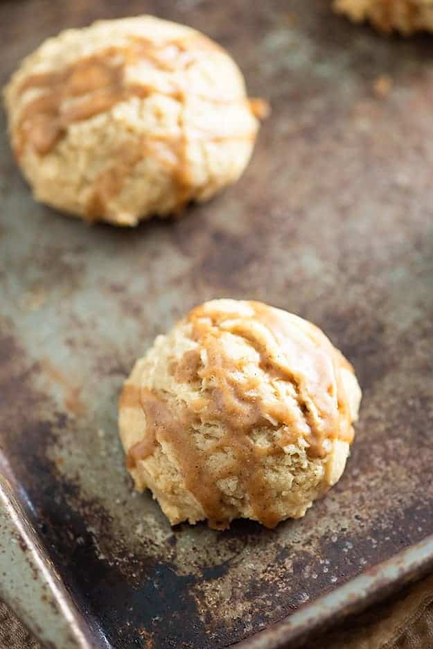 I think you'll love these soft and chewy sugar cookies! The maple glaze on top is so simple, too.