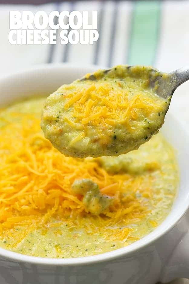 Broccoli cheese soup! We all need more Instant Pot recipes and this one is a winner!