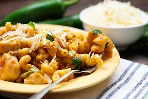Cheesy Taco Pasta with Chicken - one dish, ready in 30 minutes