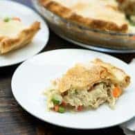 My whole family loves this easy chicken pot pie recipe!