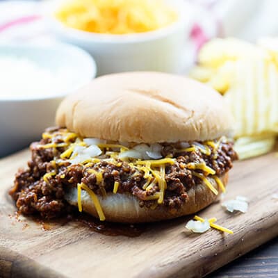 These easy sloppy joes have a fun twist - they're made with chili instead of traditional sloppy joe sauce!