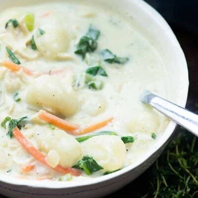 This chicken gnocchi soup recipe can be made at home in about 30 minutes!