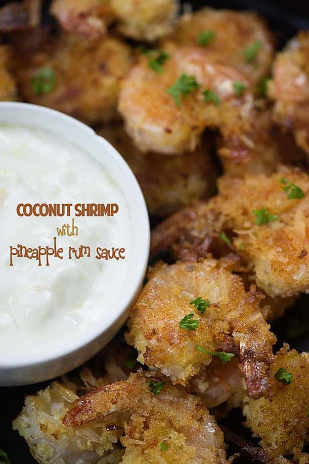 This coconut shrimp recipe is loaded with flavor and you definitely don't want to miss the coconut rum dipping sauce!