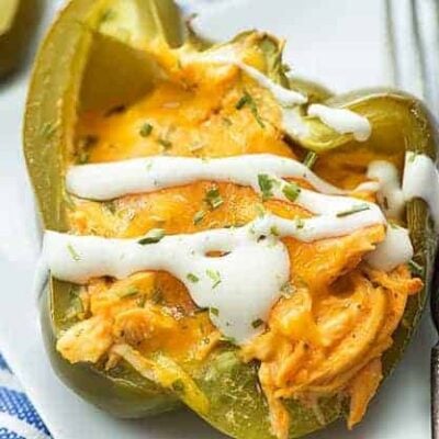If you're on a low carb diet or keto, you have to try these low carb stuffed peppers!